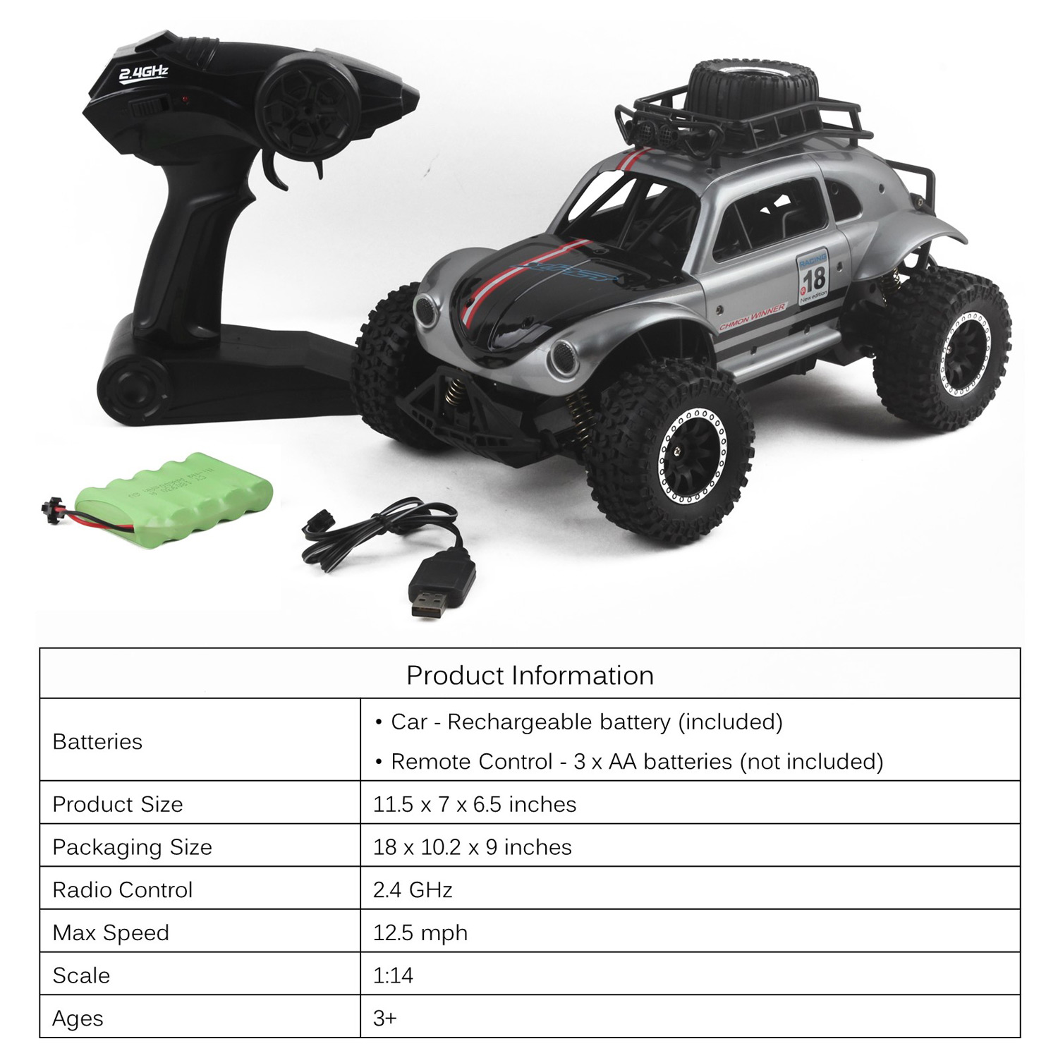 Radio remote Control speed max Car Kids Children Toy Christmas Gift electric car 