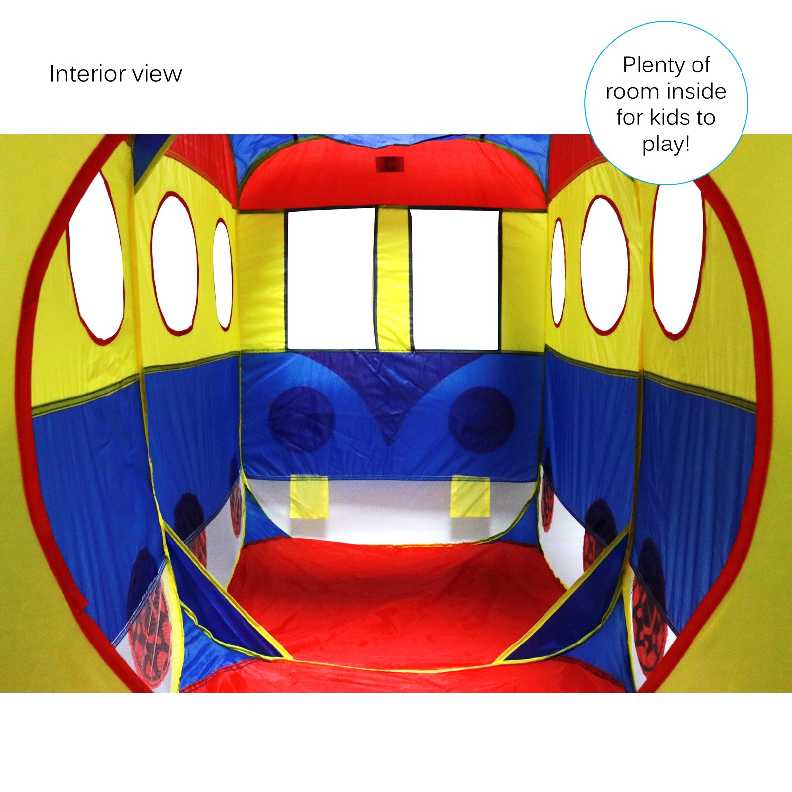 Vokodo Kids Pop Up School Bus Play Tent Magical Playhouse Folding Indoor  Outdoor Bright Colors Boosts Imagination Creativity Learning Toy Perfect 
