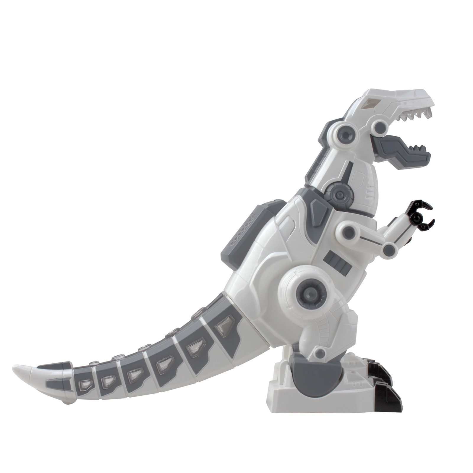 white robot dinosaur toy