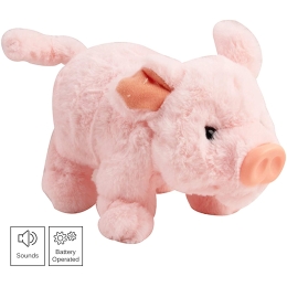 Playful Piggy Walks Makes Sounds Wiggles Nose And Wags Tail Interactive Pig Kids Soft Cuddly Electronic Pet Battery Operated Animal Toys Great Gift For Preschool Children Boys Girls Toddlers